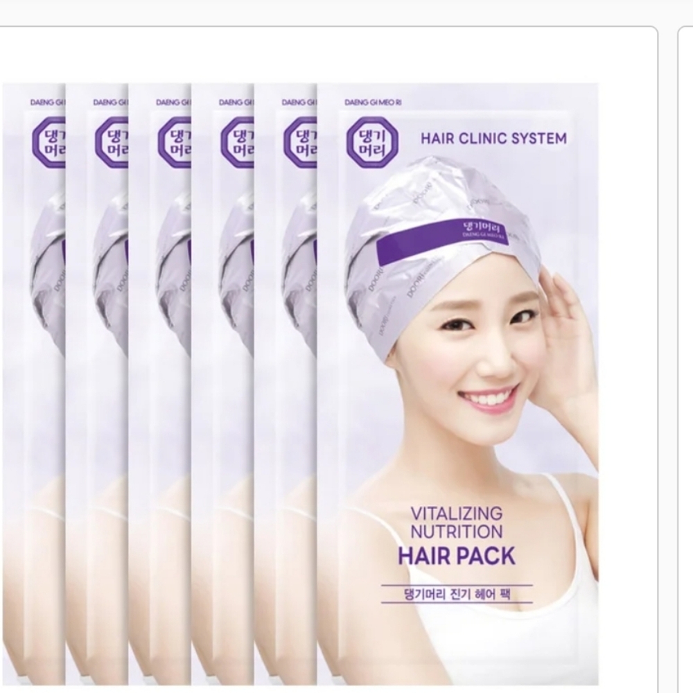 Daeng Gi Meo Ri - Vitalizing Nutrition Hair Pack, 6-count - Korean Beauty - NEW